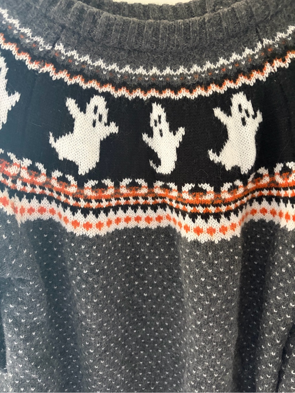 Kiel James Patrick Ghosts Halloween Sweater - Picture 2 of 4